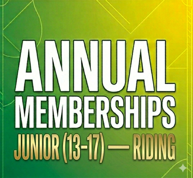 Annual Memberships Junior — Riding