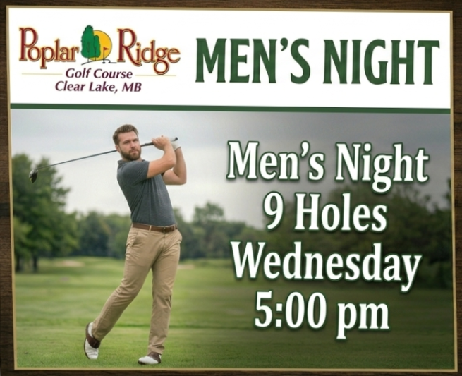 Mens Night 9 Holes Wednesday 5:00 pm